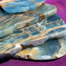 Lemurian Blue Calcite Charging Plate