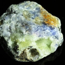 Natural Prehnite with Tanzanite