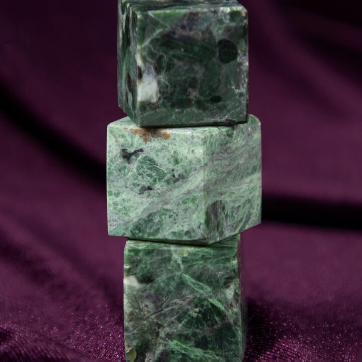 Tumbled Green Lepidolite Cube