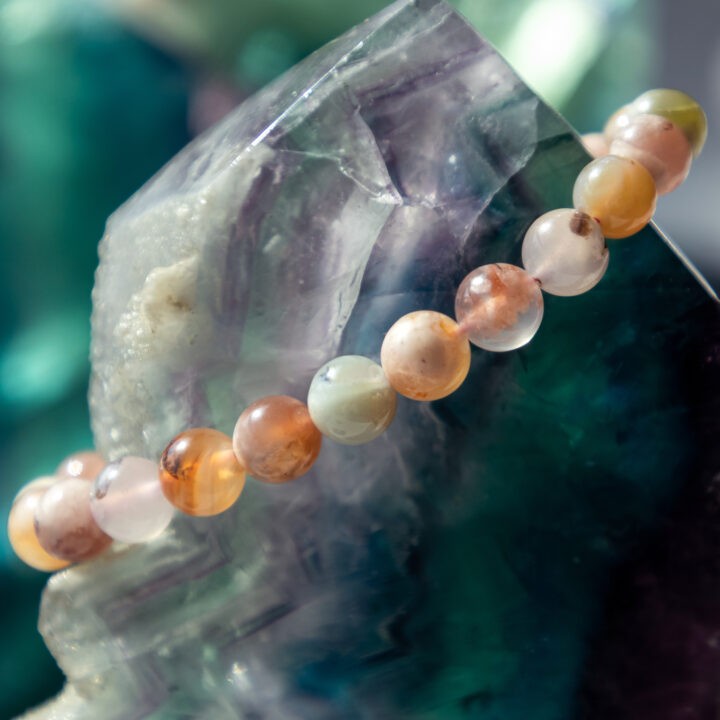 Flower Agate Bracelet