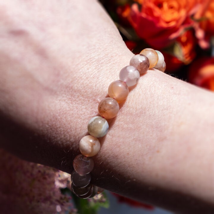 Flower Agate Bracelet