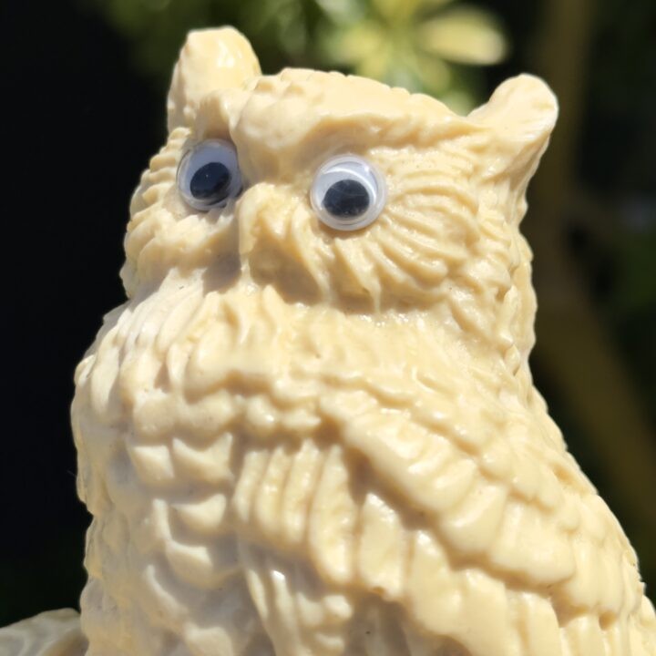 Misfit Minerals: Resin & Bone Owl