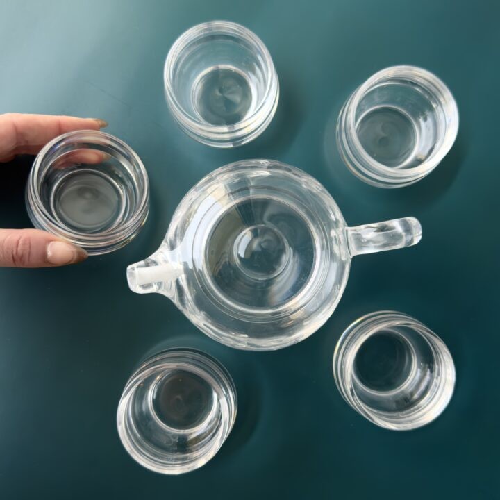 Gemstone Sale: Clear Quartz Tea Set