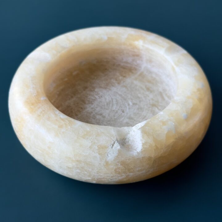 Gemstone Sale: Honey Calcite Incense Bowl