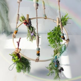 Crystal Herb Drying Mobile