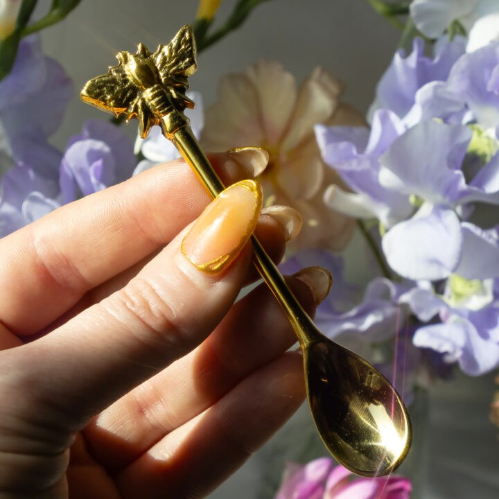 Bee Brass Spoon