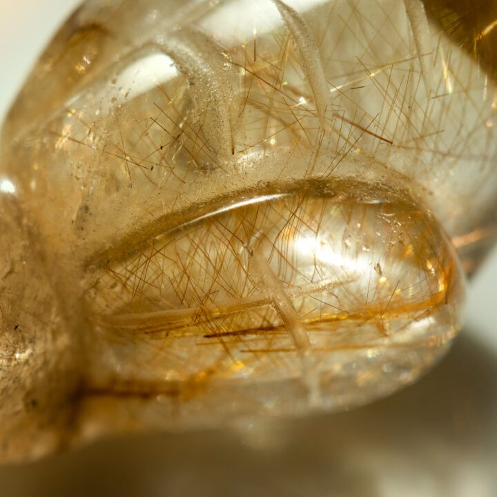 Golden Rutilated Quartz Bee