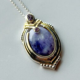 Gemstone Sale: Tiffany Stone with Purple Spinel Pendant