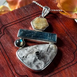 Inspired Transformation Gemstone Pendant