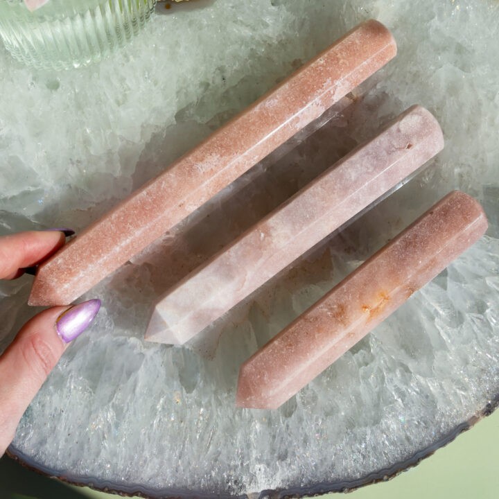 Pink Amethyst Massage Wand