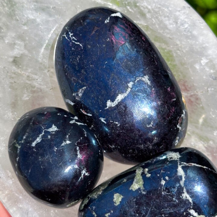 Rare Polished Pink Shimmer Covellite