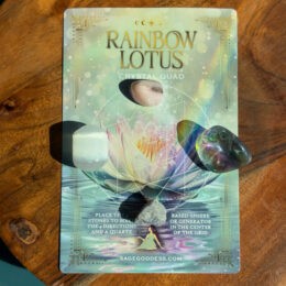 Rainbow Lotus Crystal Quad