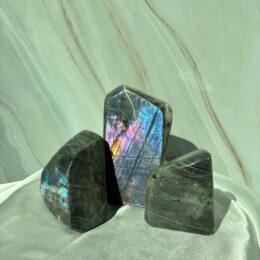 Freeform Purple Flash Labradorite