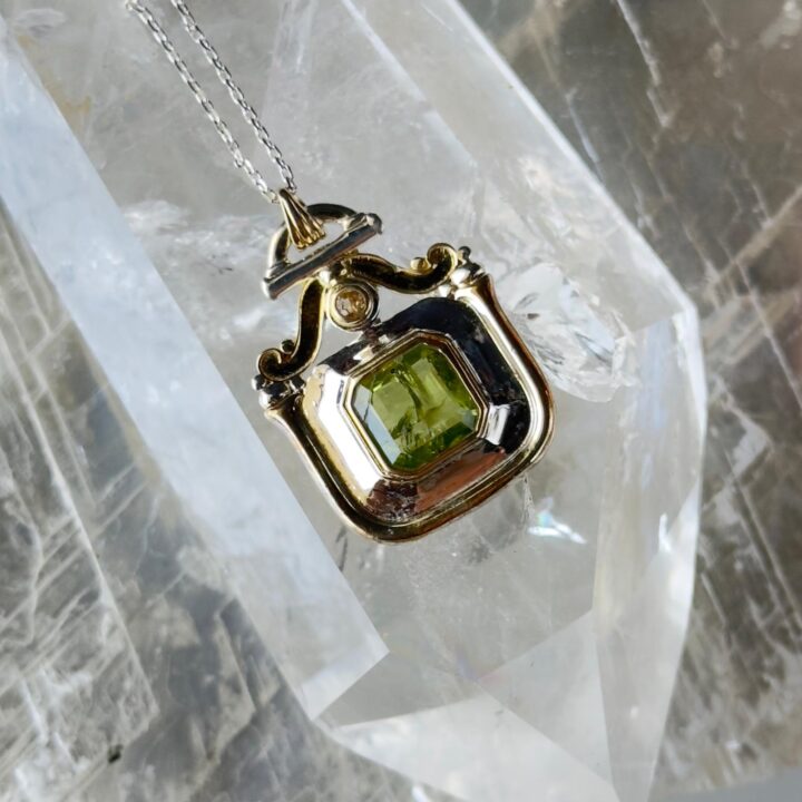 Peridot & Citrine Pendant