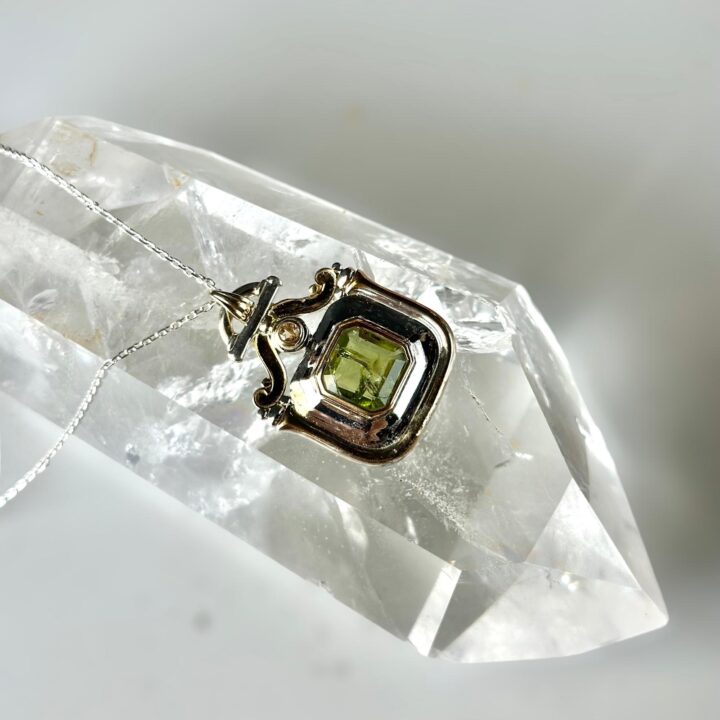 Peridot & Citrine Pendant