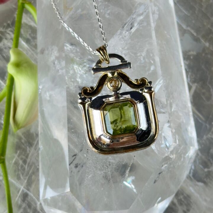 Peridot & Citrine Pendant