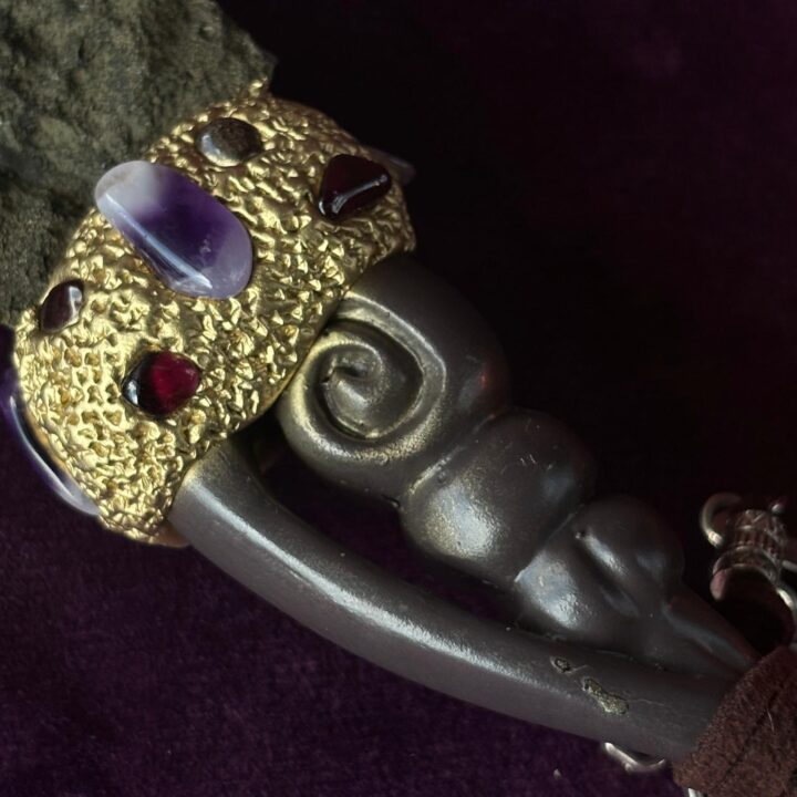 Amethyst Peacock Priestess Wand