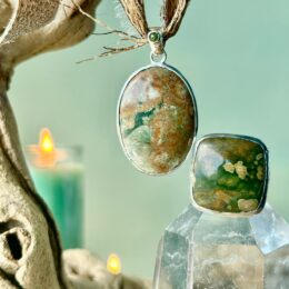 Rainforest Jasper & Peridot Jewelry Duo