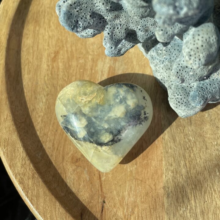 Andean Blue Opal Heart