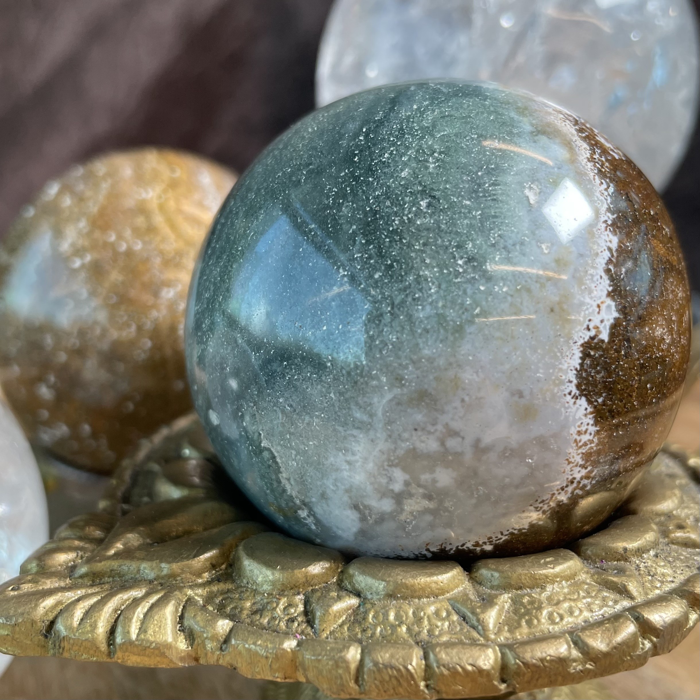 Ocean store Jasper Sphere