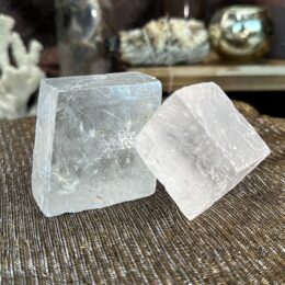 AAA-Grade Clear Optical Calcite Rhombohedron