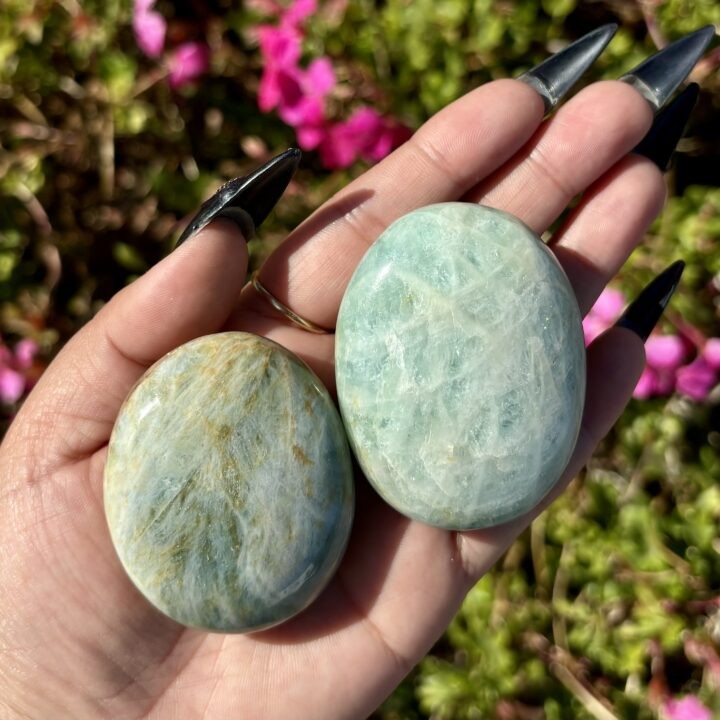 Aquamarine Palm Stone