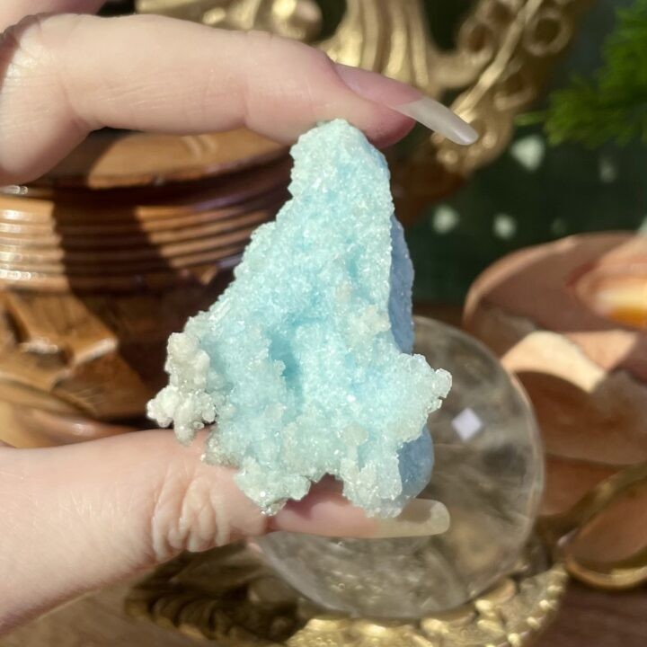 Natural Gemmy Etched Celestite Cluster