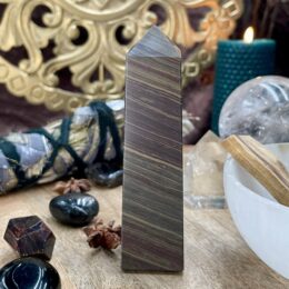 Tigerskin Jasper Obelisk